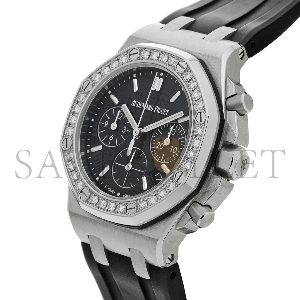 audemars P*g*et royal oak offshore chronograph black dial 37 mm watch 26231st.zz.d002ca.01